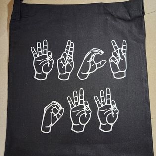 ASL Fuck Off Crossbody Sling Tote