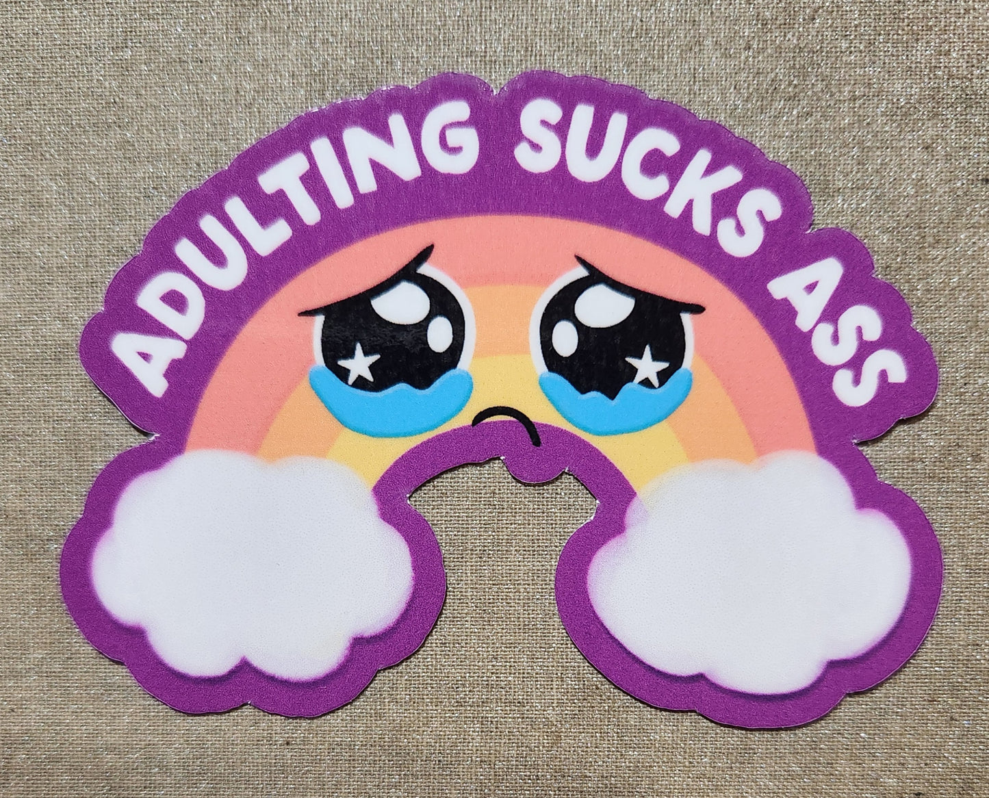 Adulting Sucks Ass Sticker