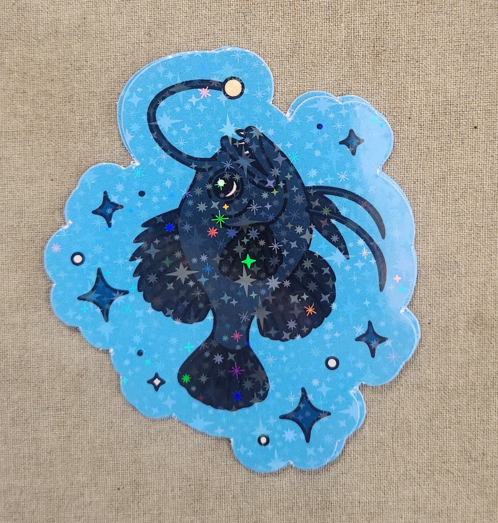 Angler Fish/Angel Fish Sticker – Cussing Carrie's