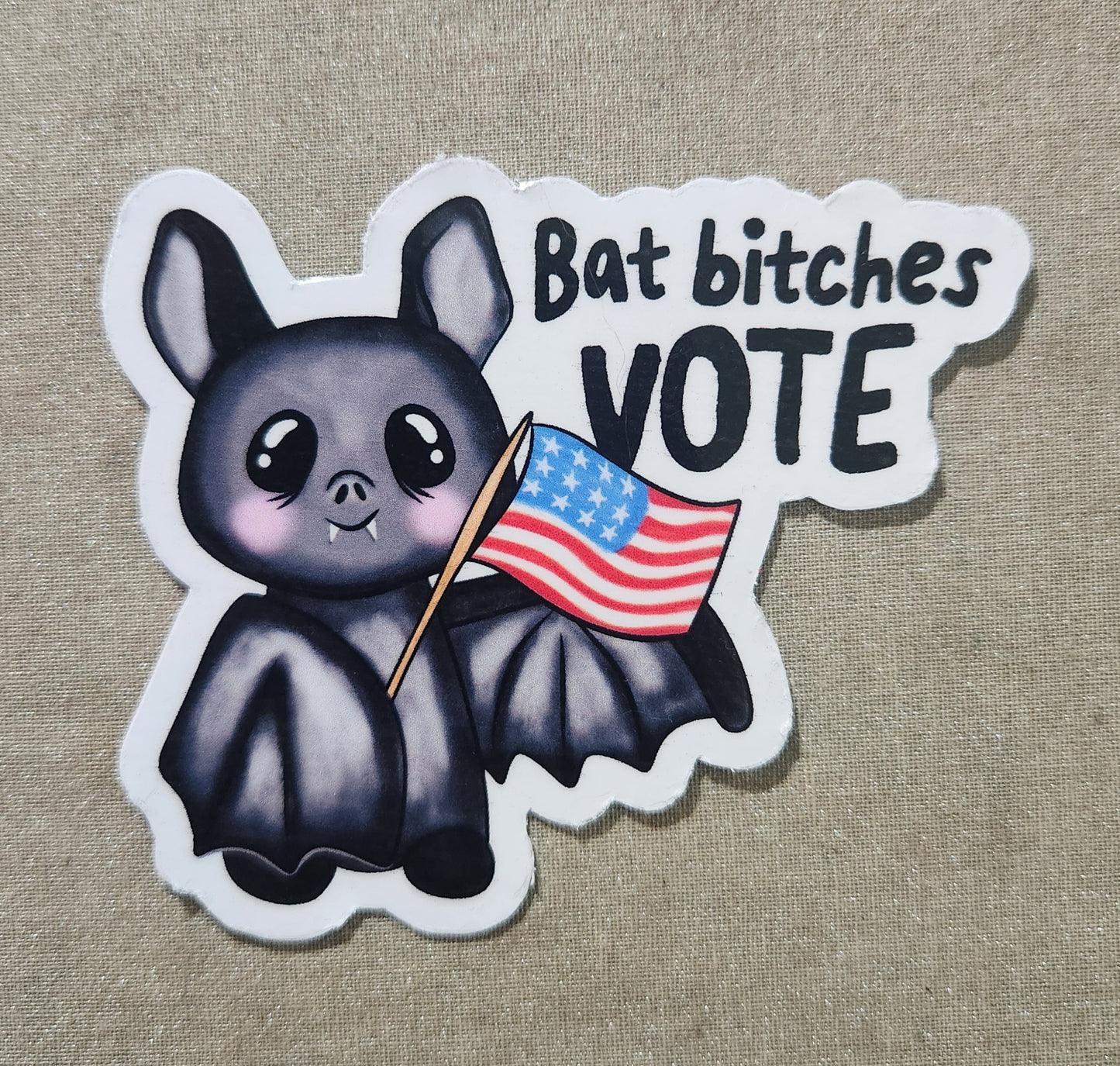 Bat Bitches Vote Sticker