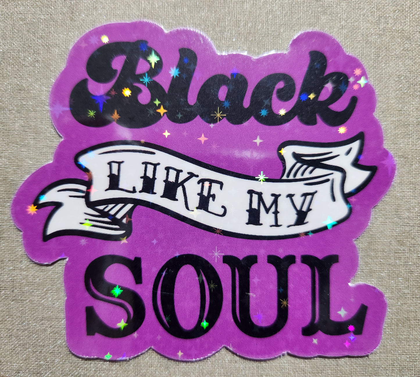 Black Like My Soul Sticker