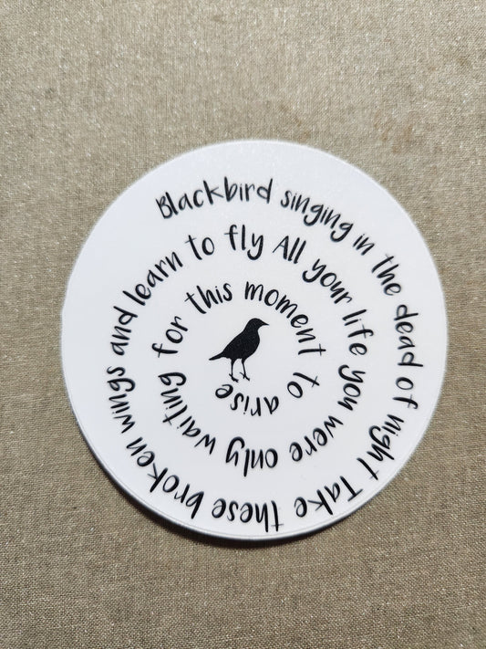 Blackbird Sticker