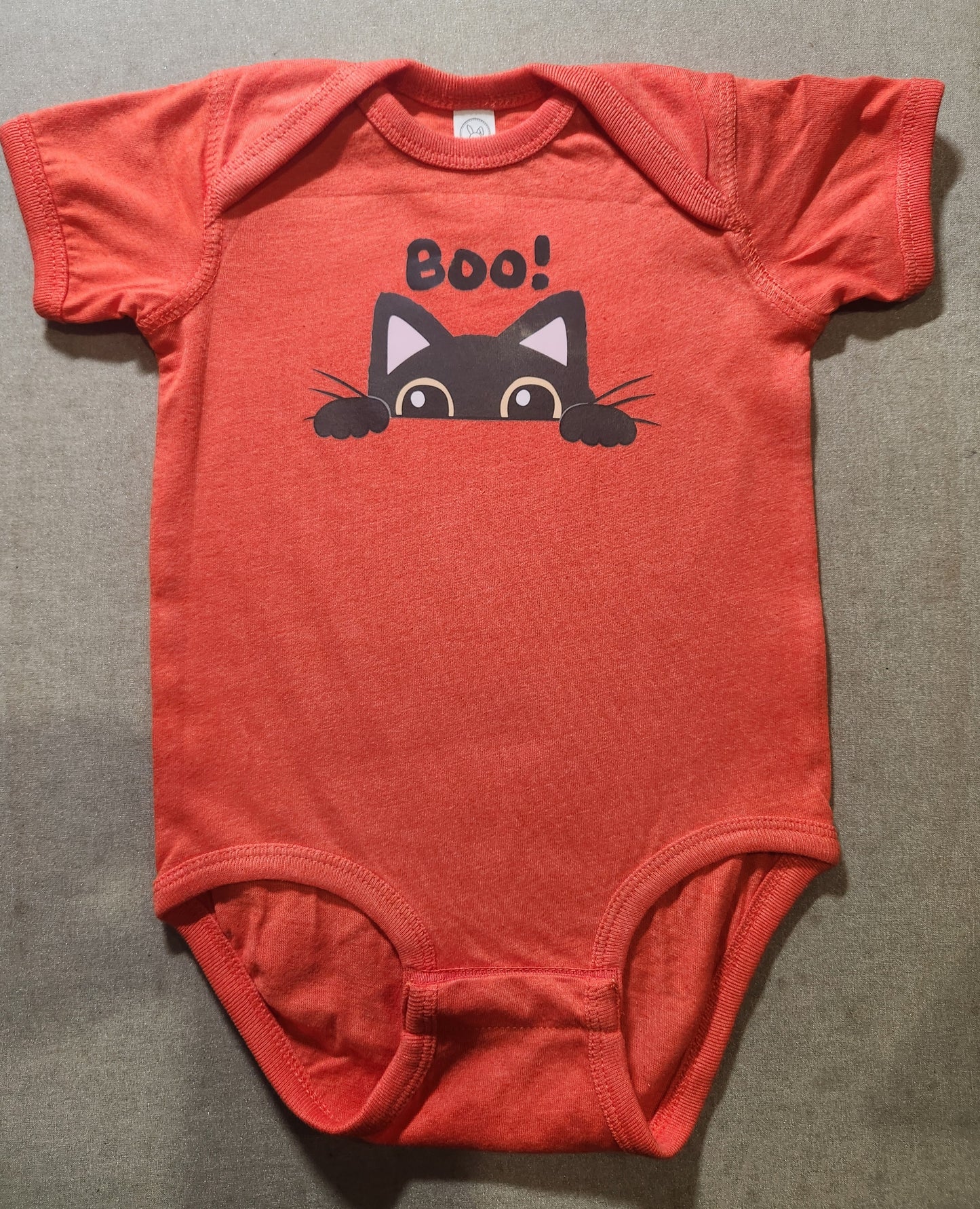 Boo! Black Kitty Onesie