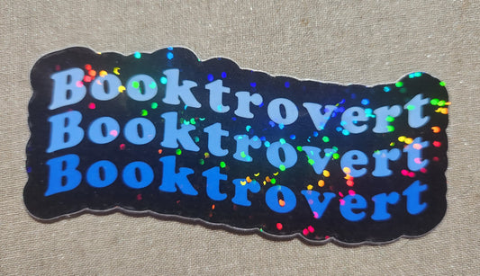 Booktrovert Sticker