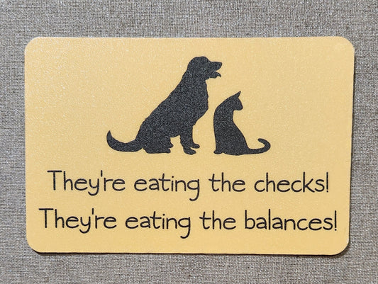 They're Eating the Checks! They're Eating the Balances! Sticker