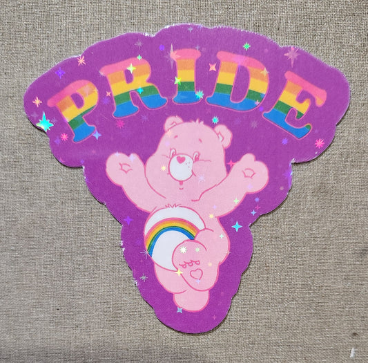 Cheer Bear Pride Sticker