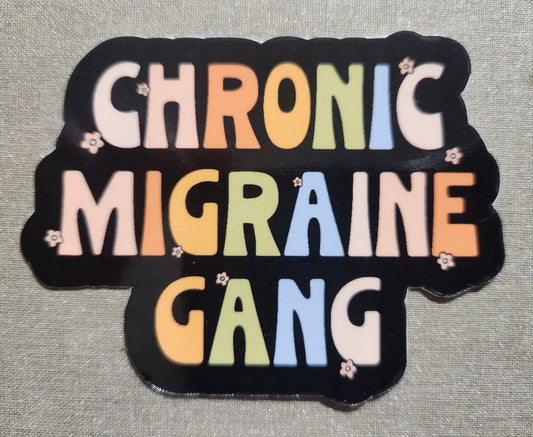 Chronic Migraine Gang Sticker