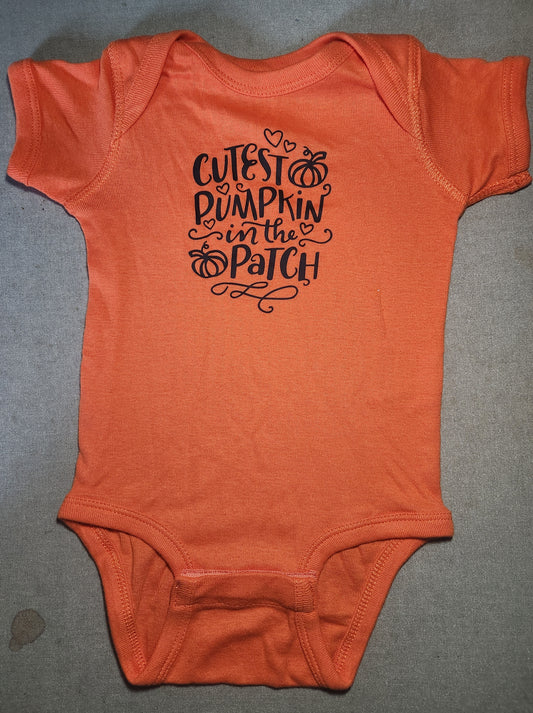 Cutest Pumpkin In The Patch Onesie