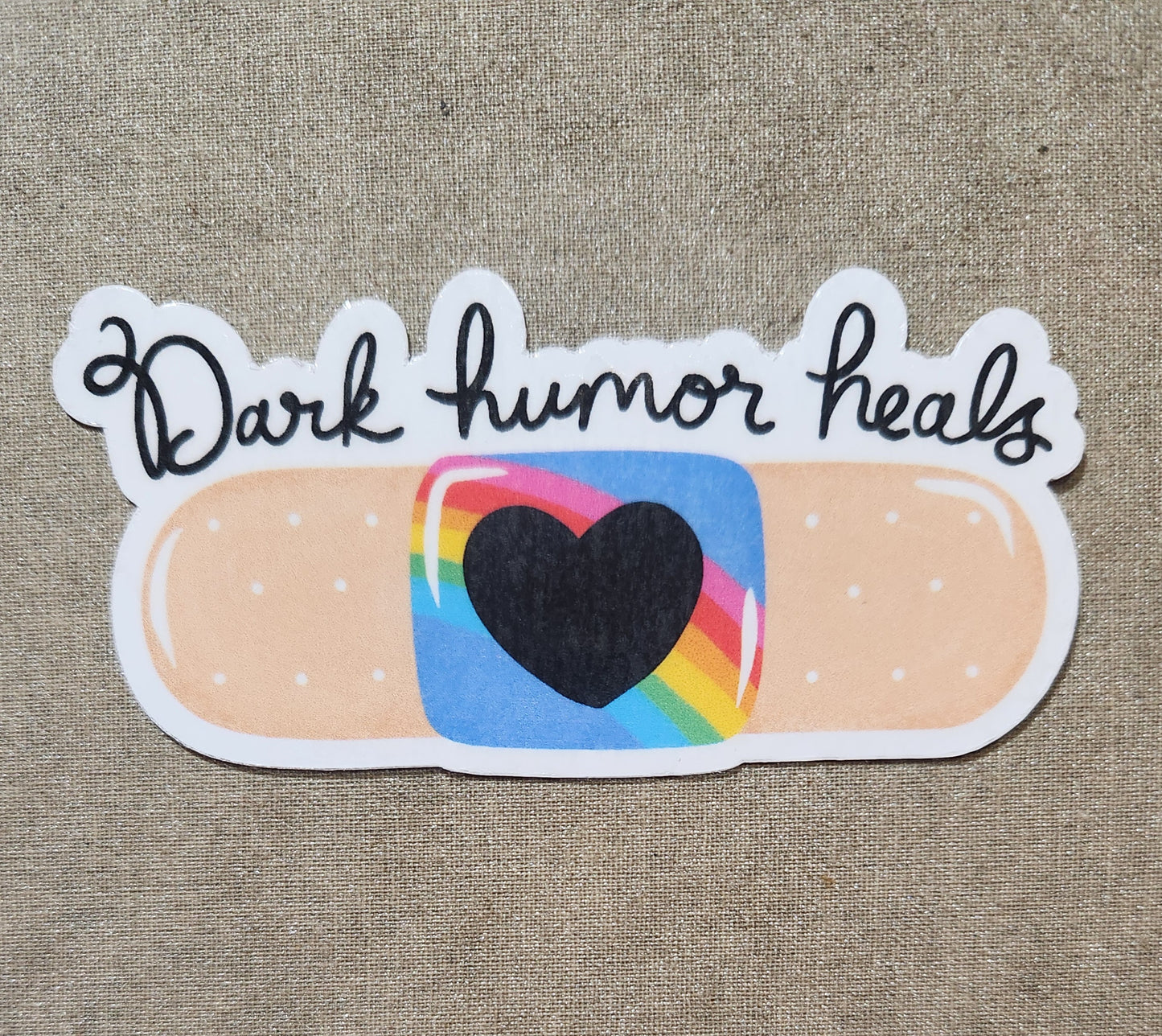 Dark Humor Heals Sticker