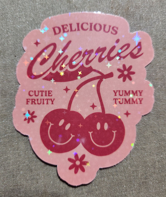 Delicious Cherries Sticker