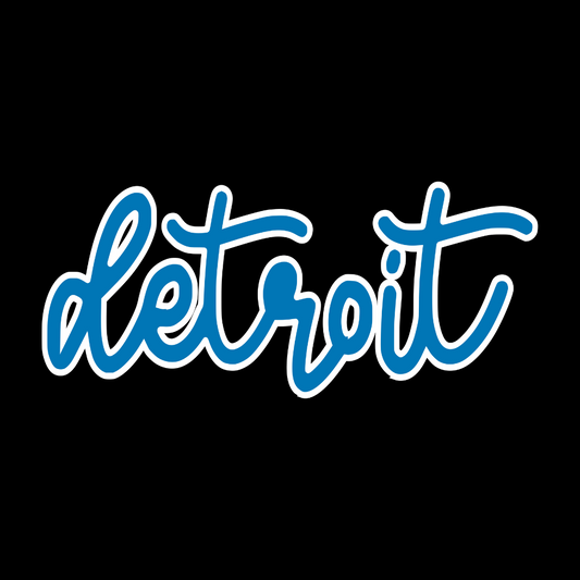 Detroit Lions Script Sweatshirt