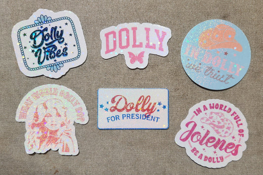 Dolly Parton Sticker Pack (October/November 2024 Fundraiser for the victims of Hurricanes Helene and Milton)