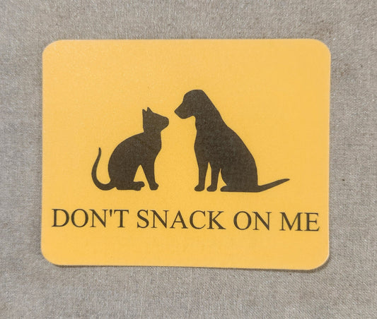 Don't Snack On Me Sticker