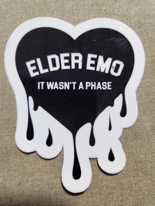 Elder Emo Sticker