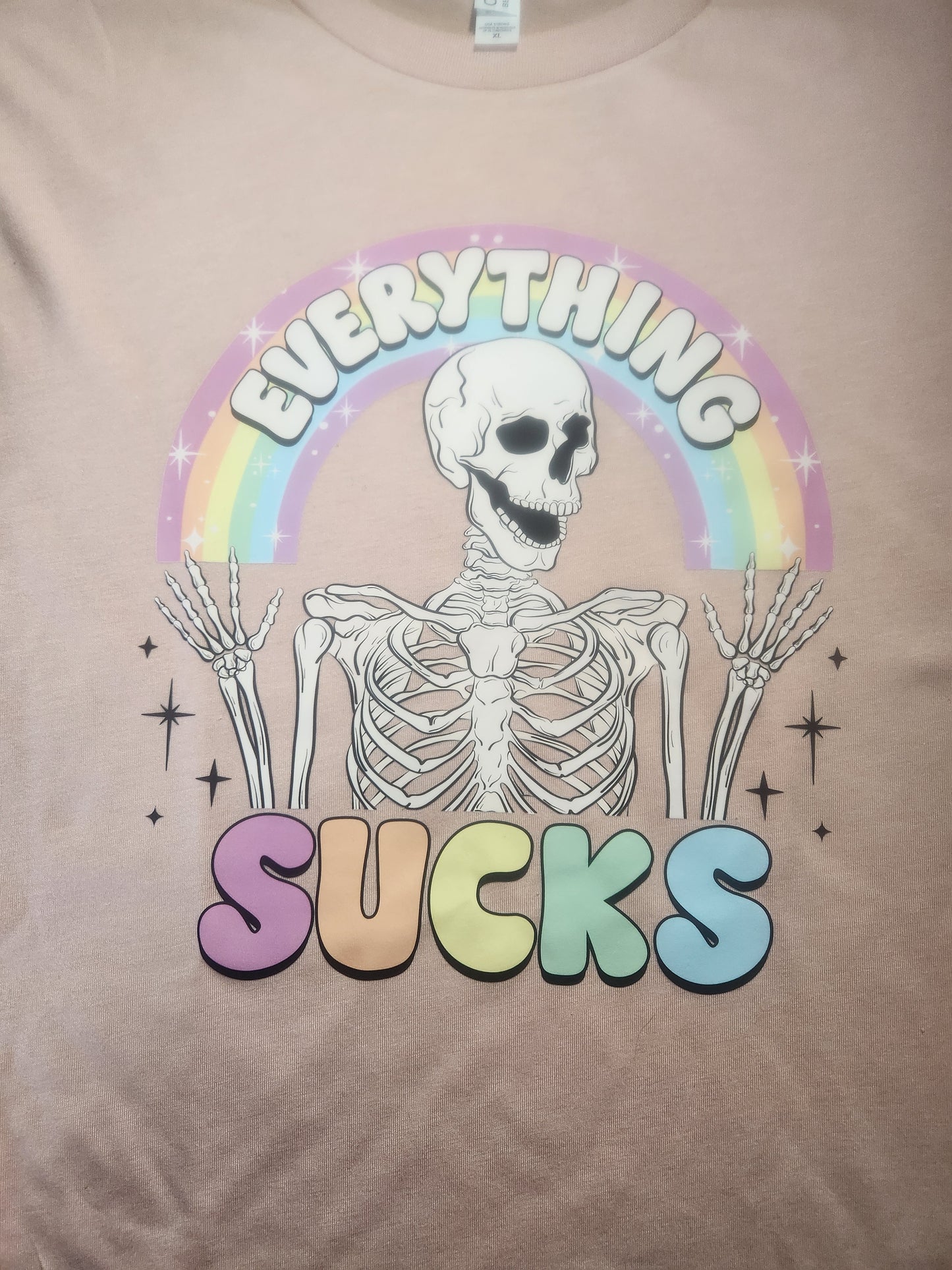 Everything Sucks Skellie T-Shirt