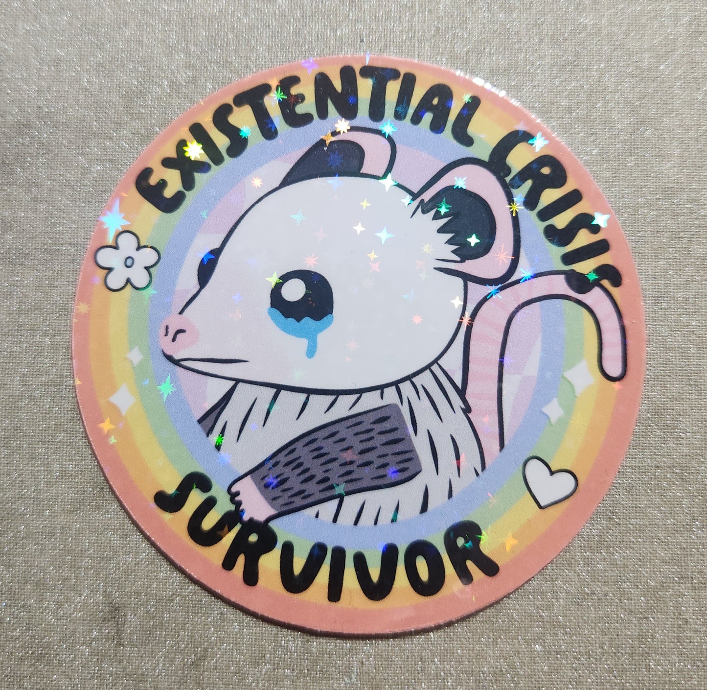 Existential Crisis Survivor Sticker