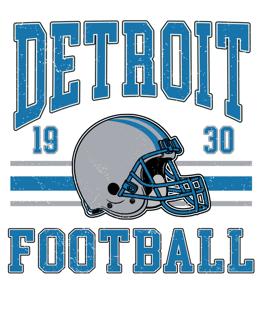 Vintage Detroit Football Shirt