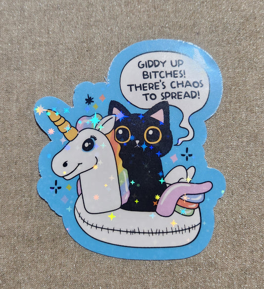 Giddy Up Bitches Sticker