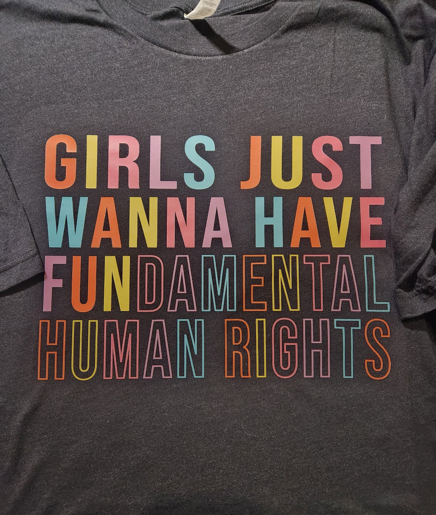 Girls Just Wanna Have Fundamental Human Rights T-Shirt