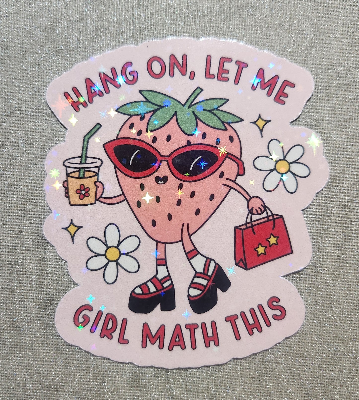 Hang On, Let Me Girl Math This Sticker