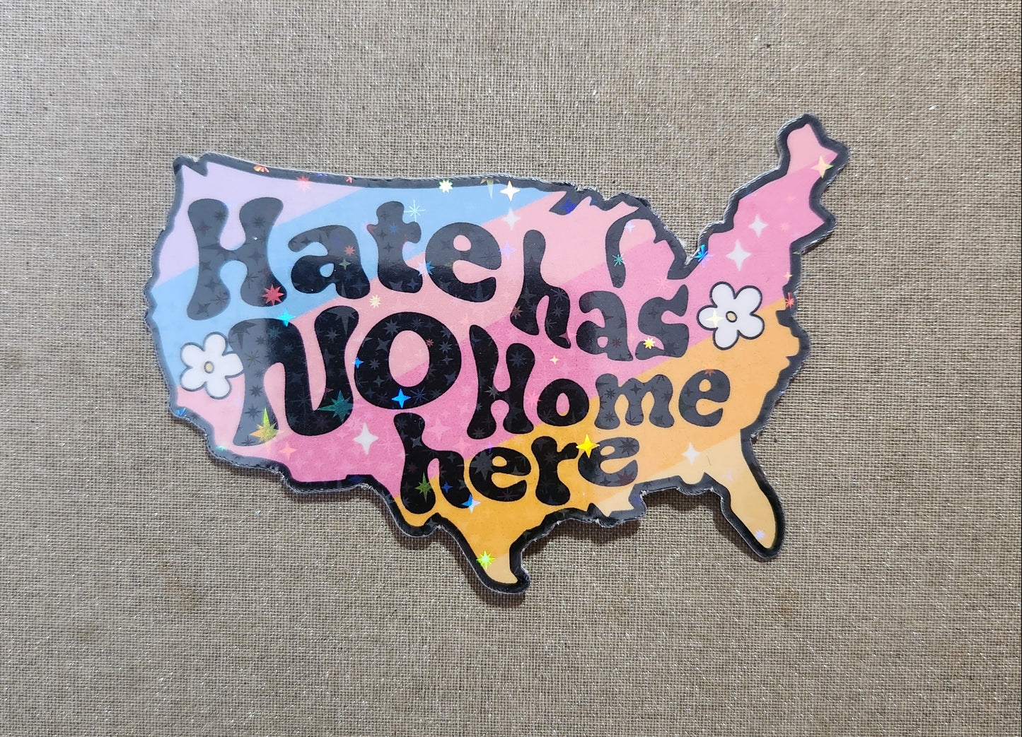 Hate Has No Home Here Sticker