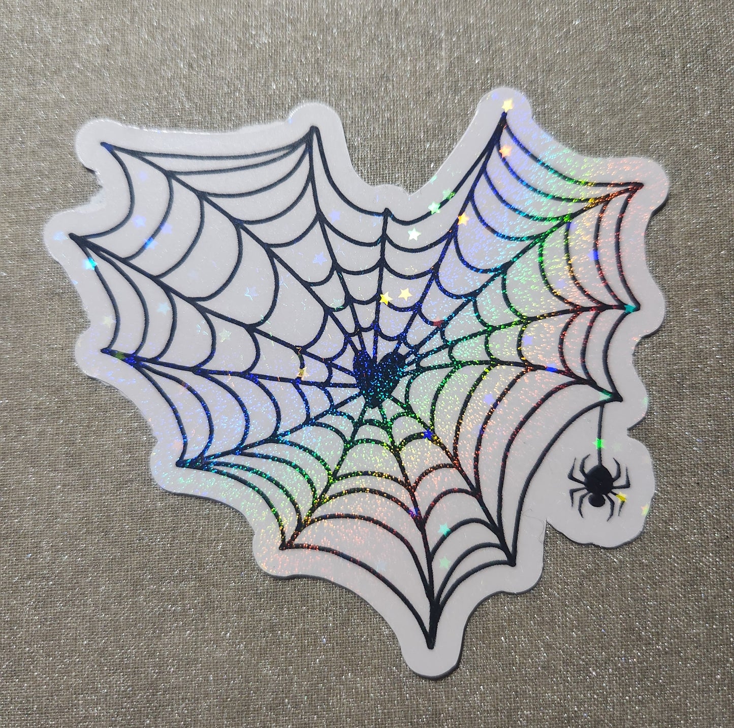 Heart Spiderweb Sticker