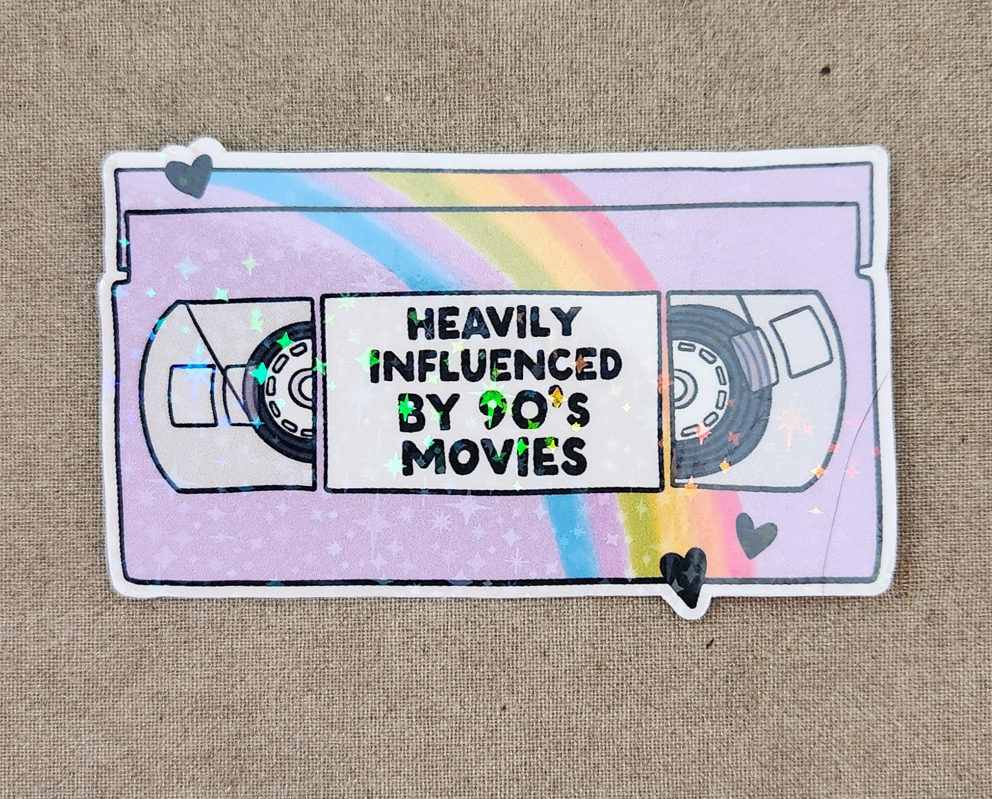 Heavily Influenced By 90s Movies Sticker