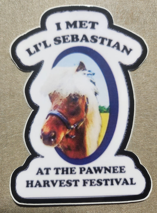 I Met Li'l Sebastian Sticker