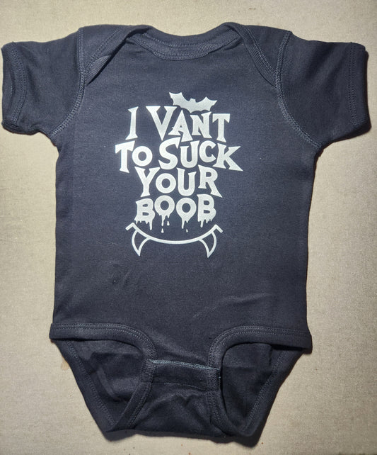 I Vant To Suck Your Boob Onesie