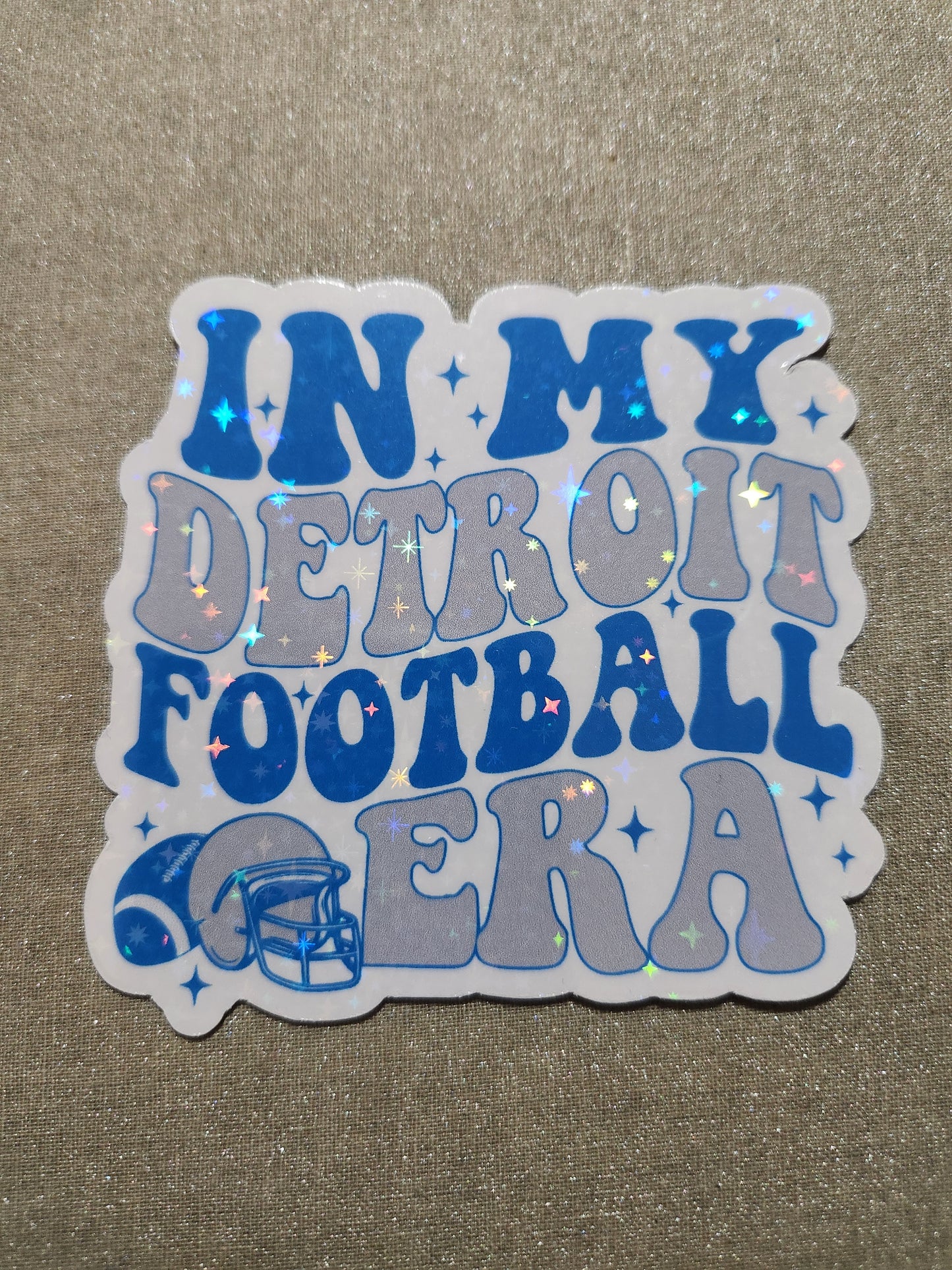 In My Detroit Football Era Sticker