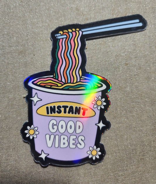 Instant Good Vibes Sticker