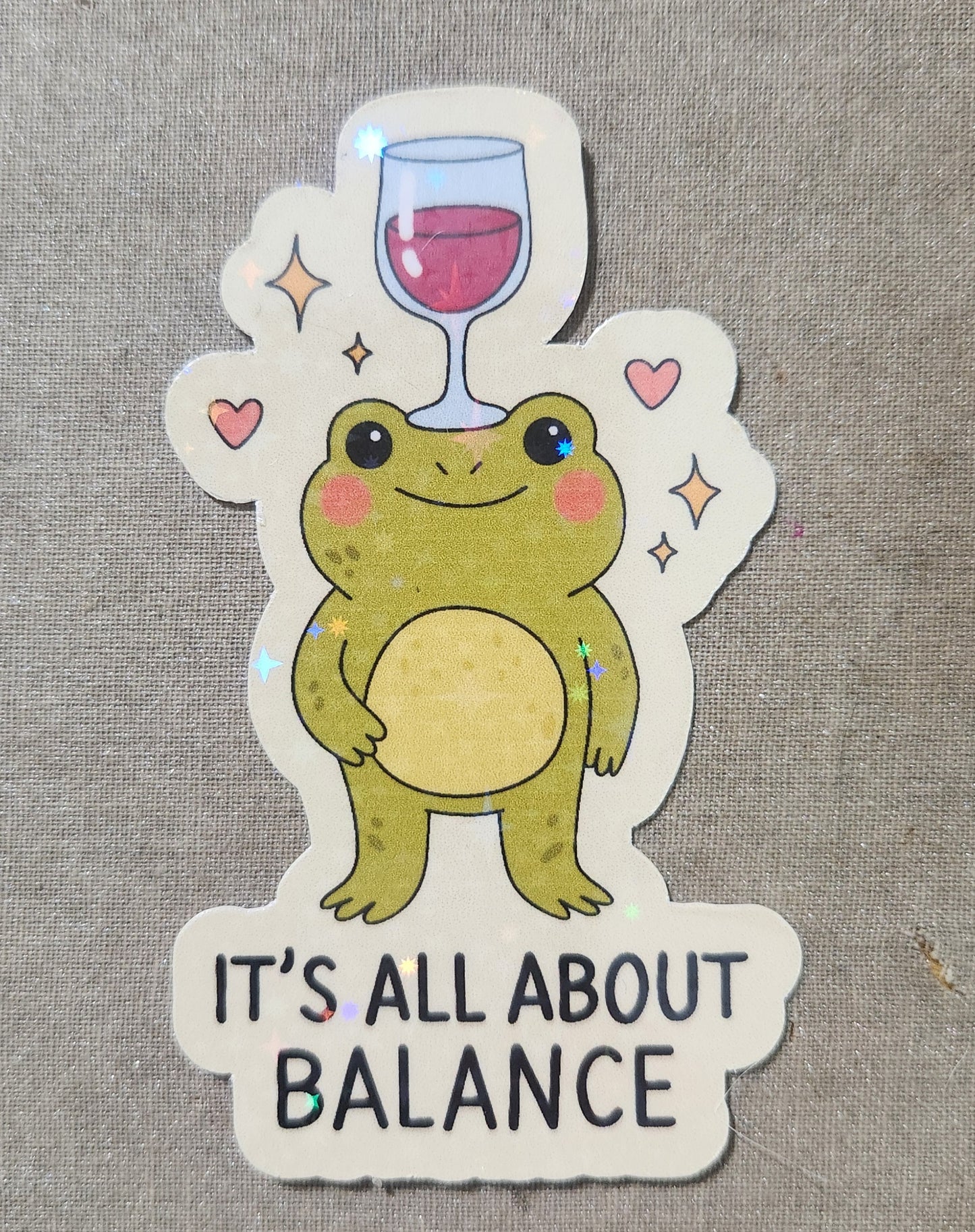 It's All About Balance Sticker