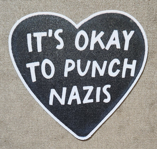 It's Okay to Punch Nazis Sticker