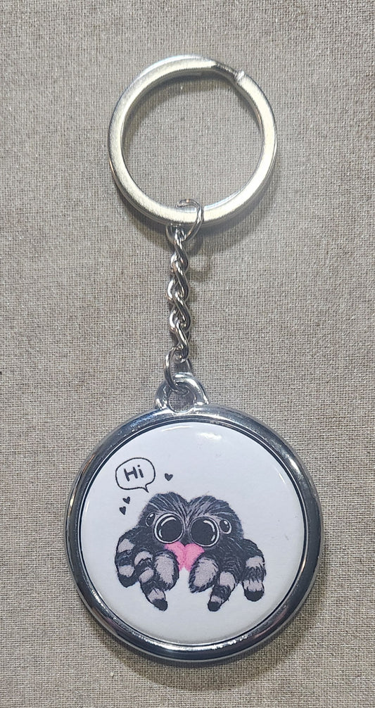 Jumping Spider Keychain