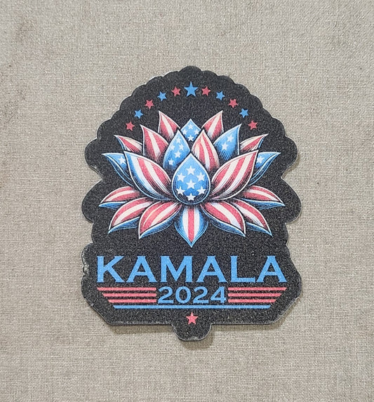 Kamala 2024 Lotus Flower Sticker