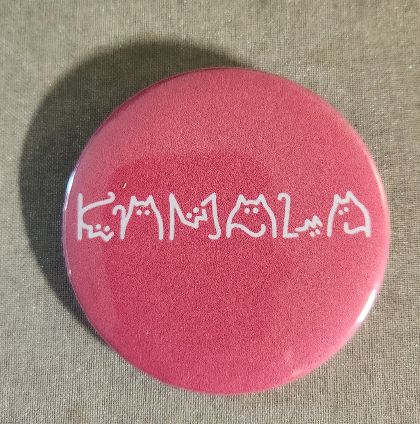 Kamala Kitty Pinback Button