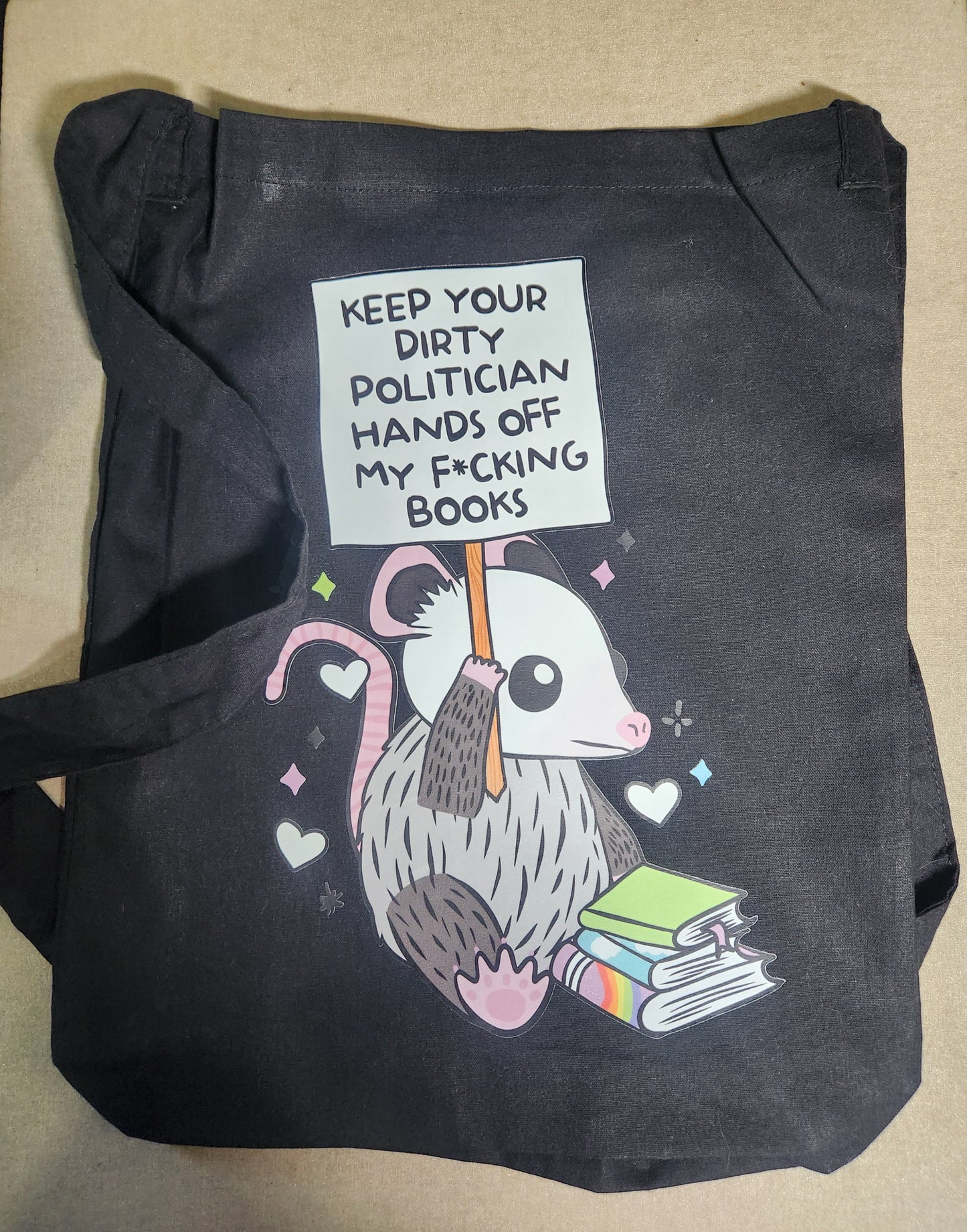 Keep Your Dirty Politician Hands Off My Books Tote