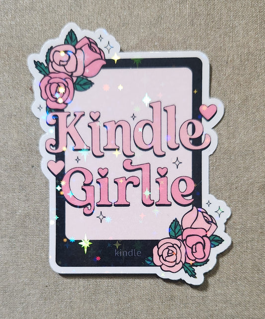 Kindle Girlie Sticker