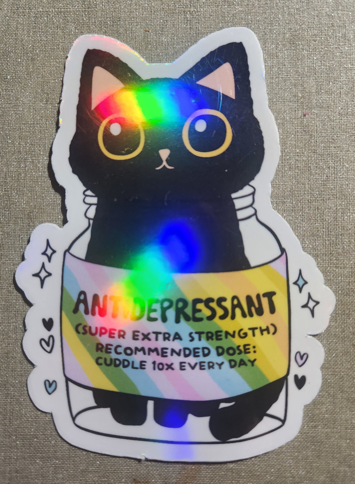 Kitty Antidepressant Sticker