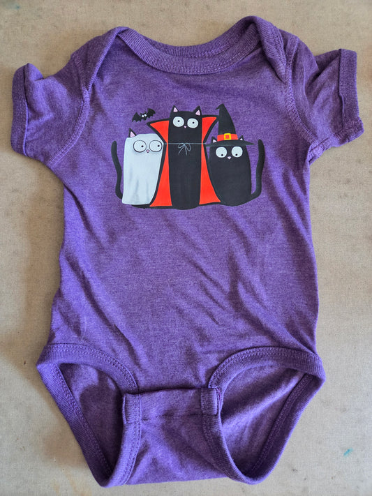 Spooky Kitty Trio Onesie