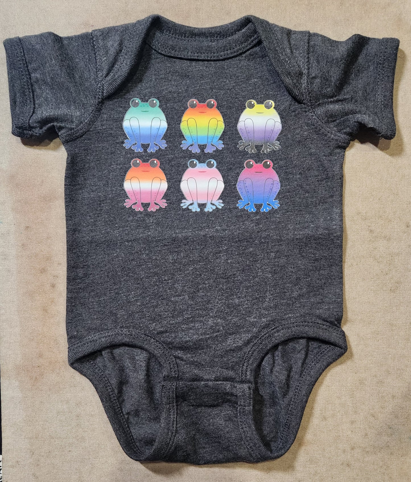 LGBTQIA2S Frogs Onesie