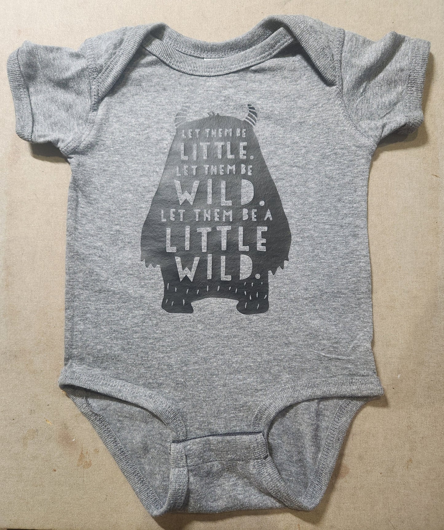 Let Them Be A Little Wild Onesie