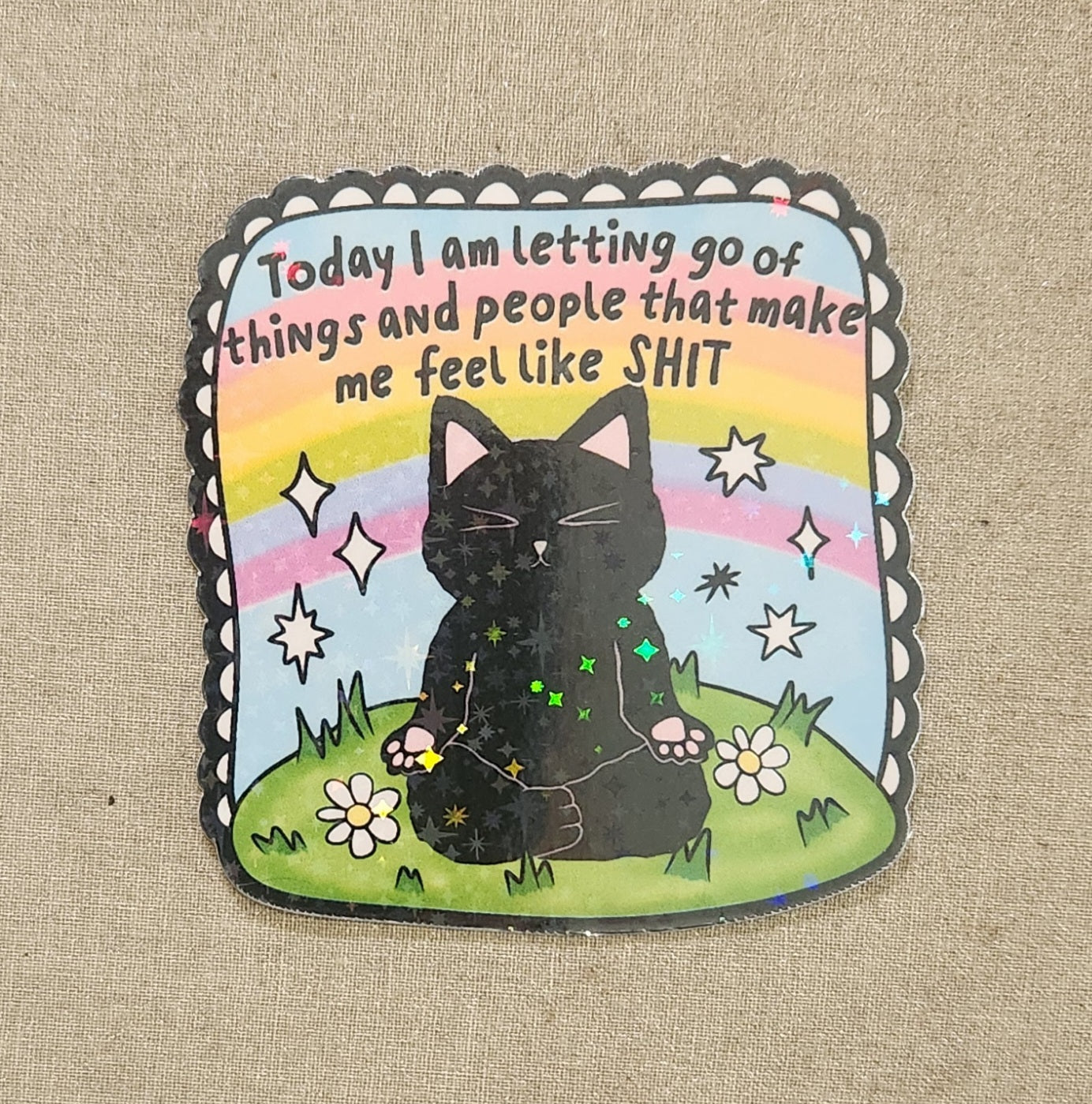 Letting Go Sticker