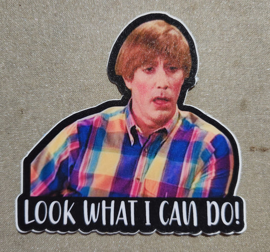 Look What I Can Do! Stuart Sticker