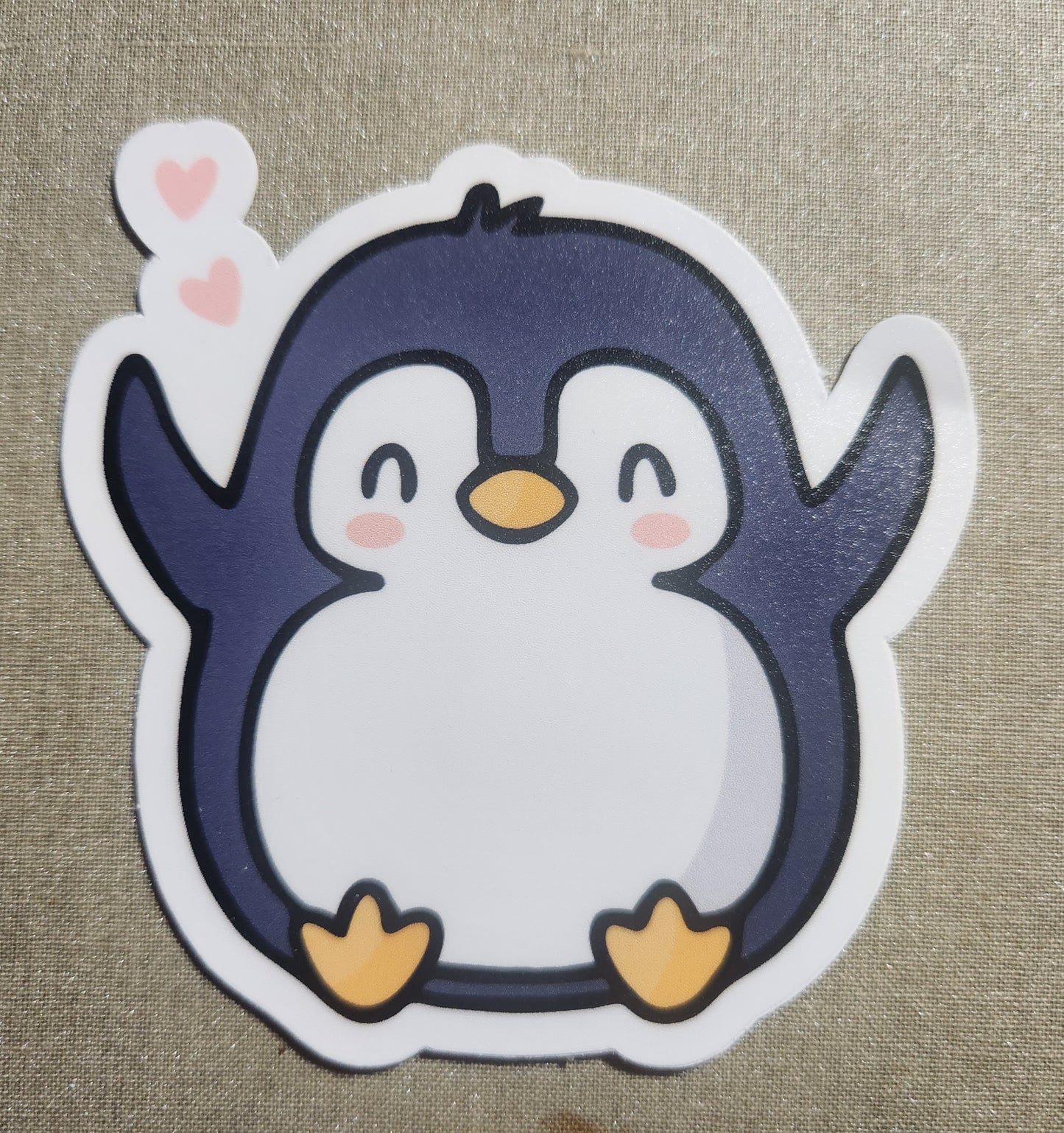 Lovable Little Penguin Sticker