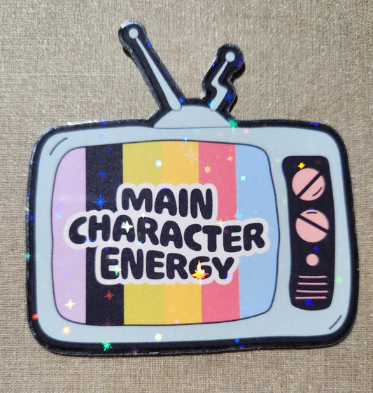 Main Character Energy Sticker