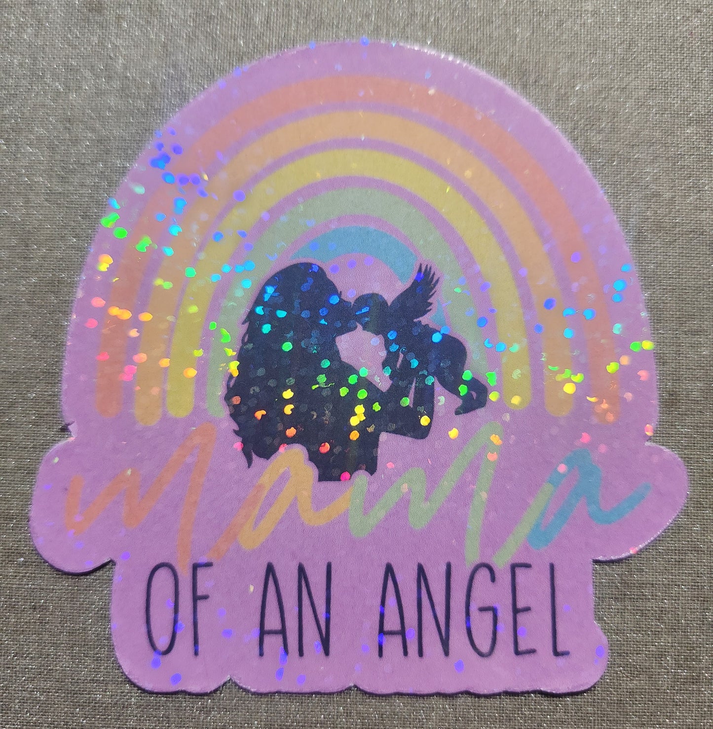 Mama Of An Angel Sticker