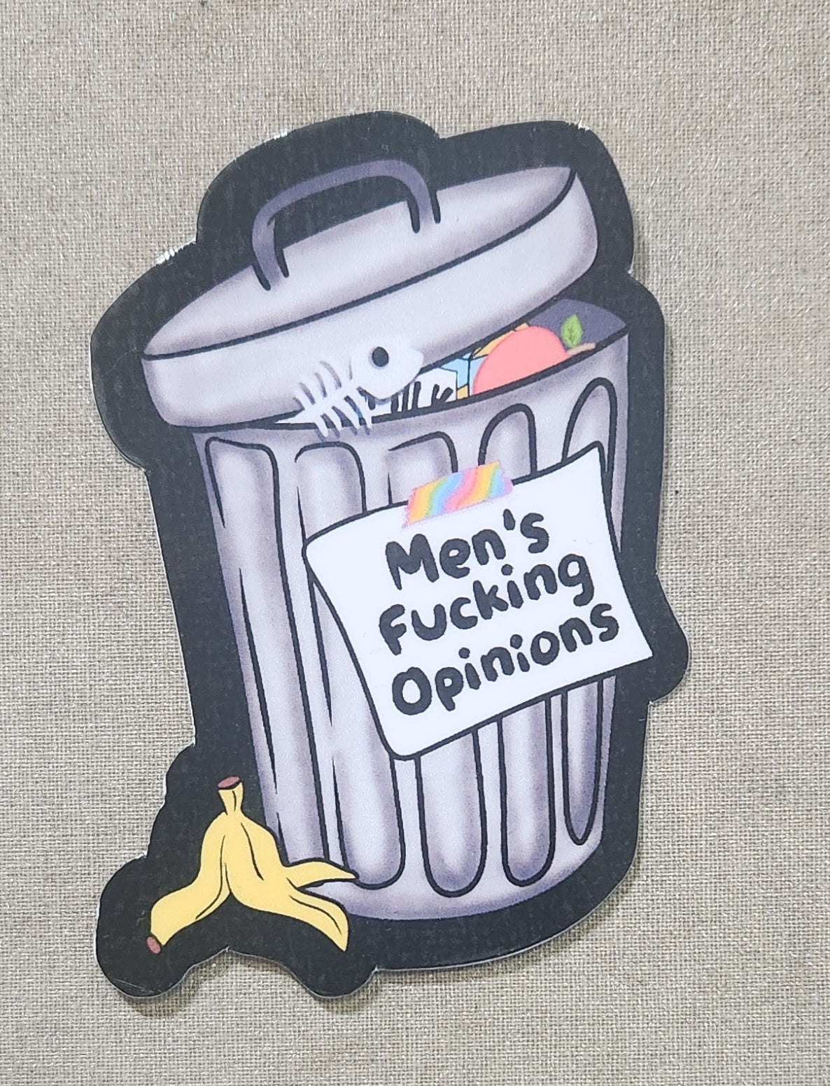 Men's Fucking Opinions Sticker