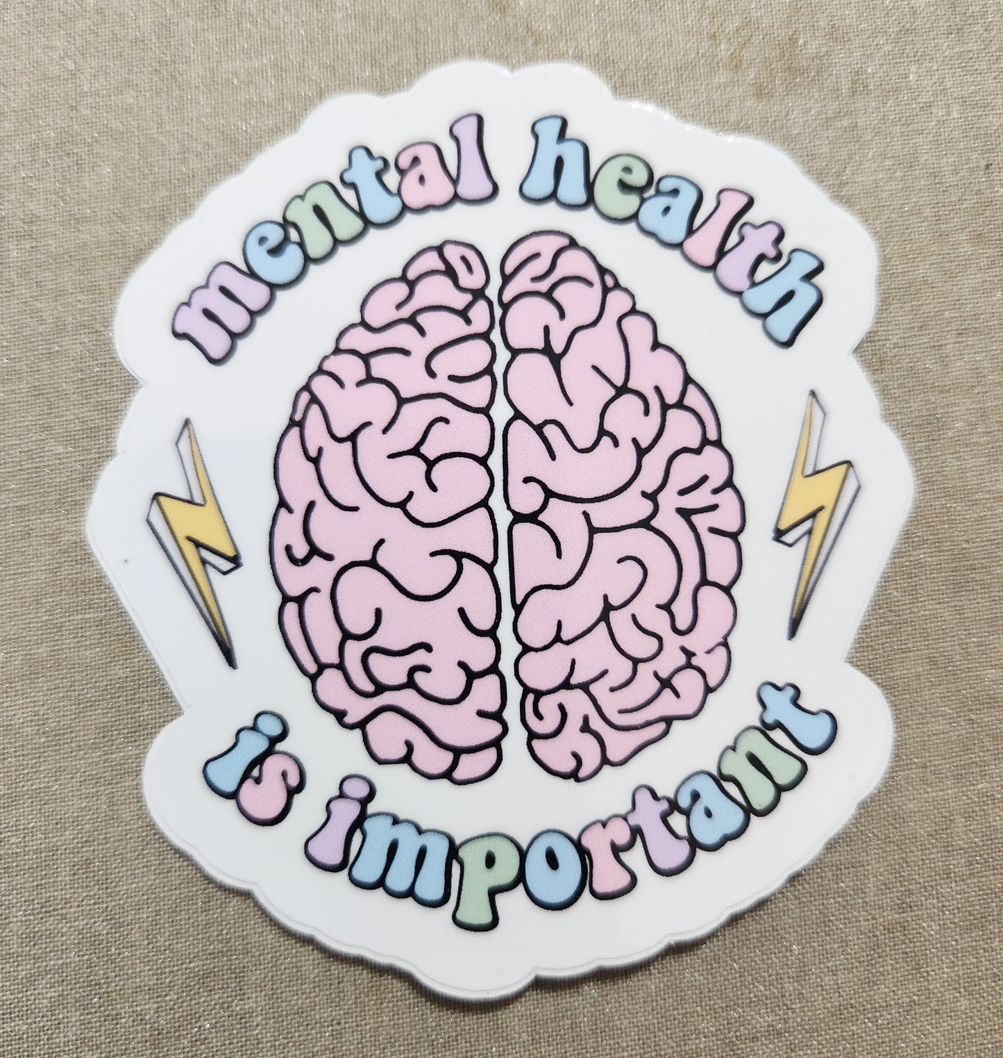 Mental Health Is Important Sticker