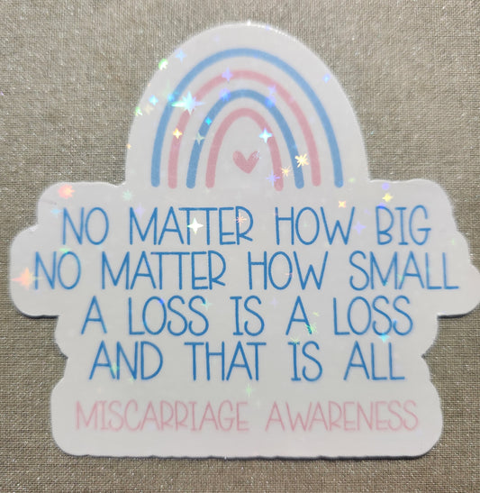 Miscarriage Awareness Sticker